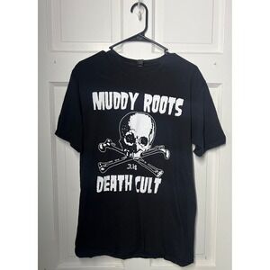Muddy Roots Death Cult Skull Tee – Size M